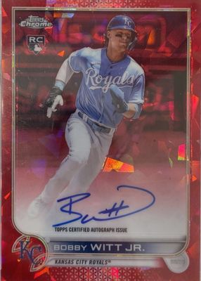 2022 Topps Chrome Update Sapphire Edition #RA-BW Chrome Rookie Autographs - Red /5