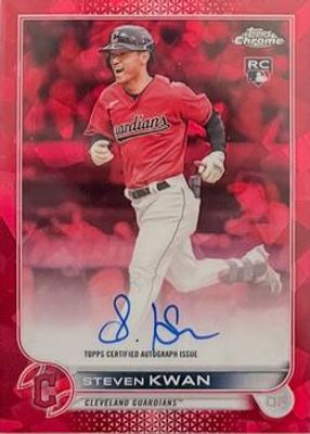 2022 Topps Chrome Update Sapphire Edition #RA-SK Chrome Rookie Autographs - Red /5