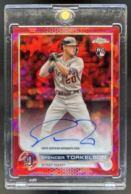 2022 Topps Chrome Update Sapphire Edition #RA-ST Chrome Rookie Autographs - Red /5