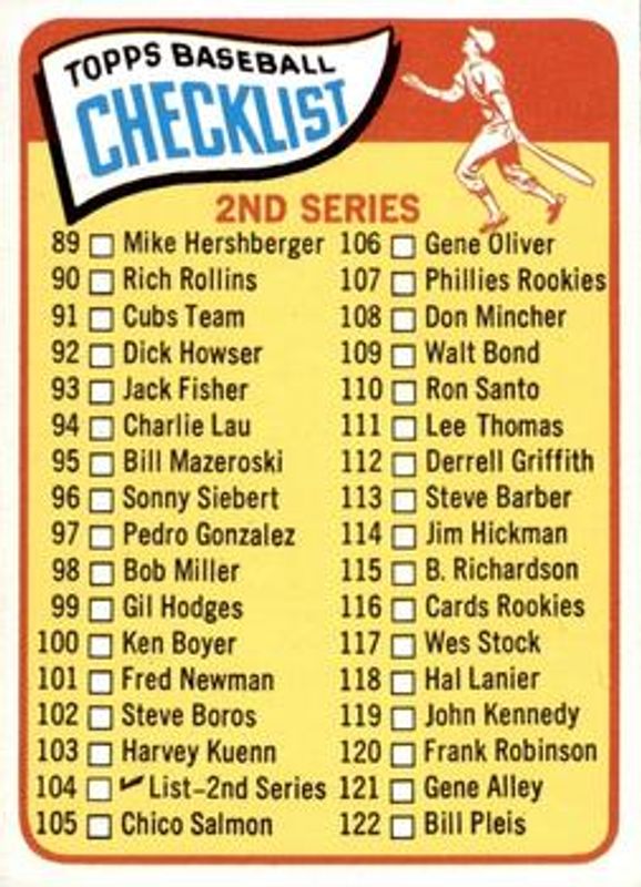 1965 O-Pee-Chee #104 Base