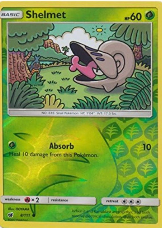 2017 Sun & Moon: Crimson Invasion #008/111 Reverse Holo