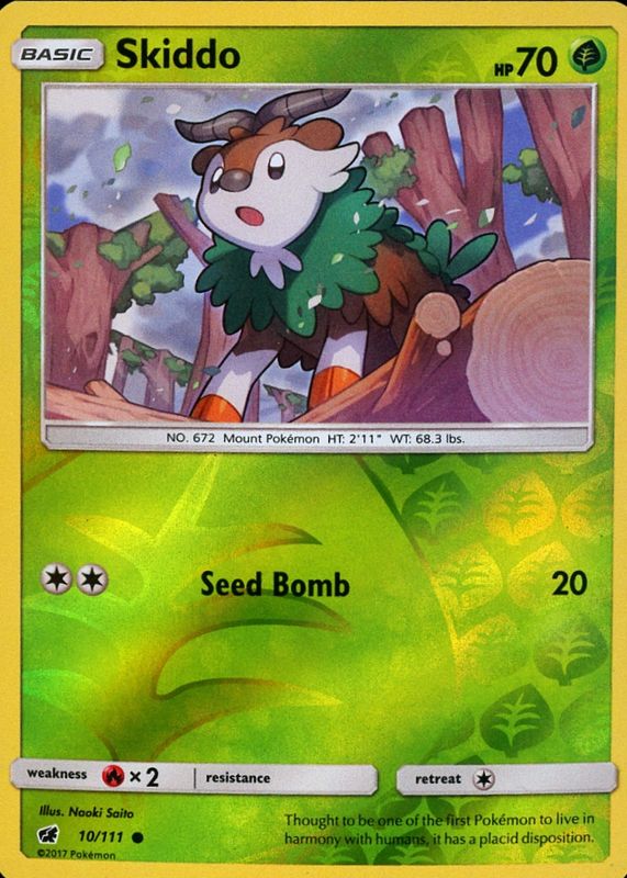 2017 Sun & Moon: Crimson Invasion #010/111 Reverse Holo