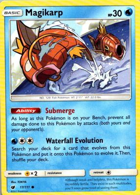 2017 Sun & Moon: Crimson Invasion #017/111 Base