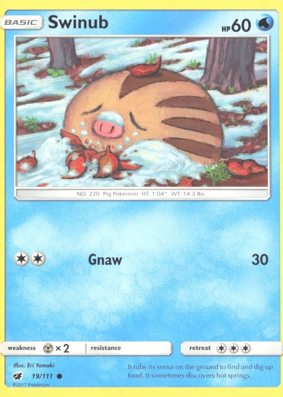 2017 Sun & Moon: Crimson Invasion #019/111 Base