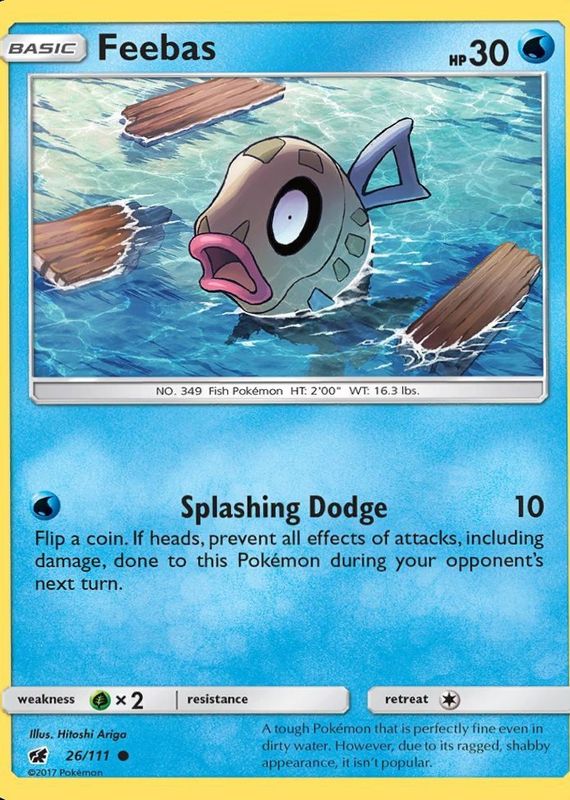 2017 Sun & Moon: Crimson Invasion #026/111 Reverse Holo