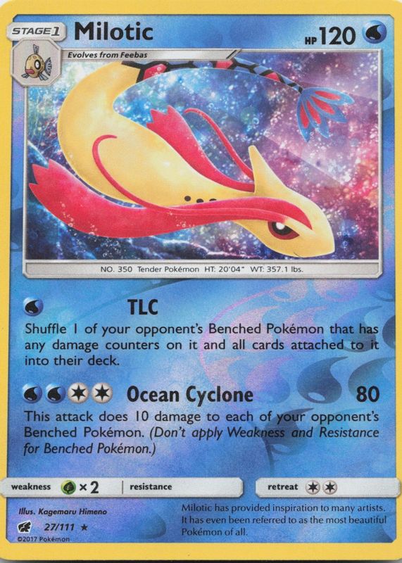 2017 Sun & Moon: Crimson Invasion #027/111 Reverse Holo