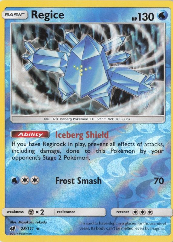 2017 Sun & Moon: Crimson Invasion #028/111 Reverse Holo