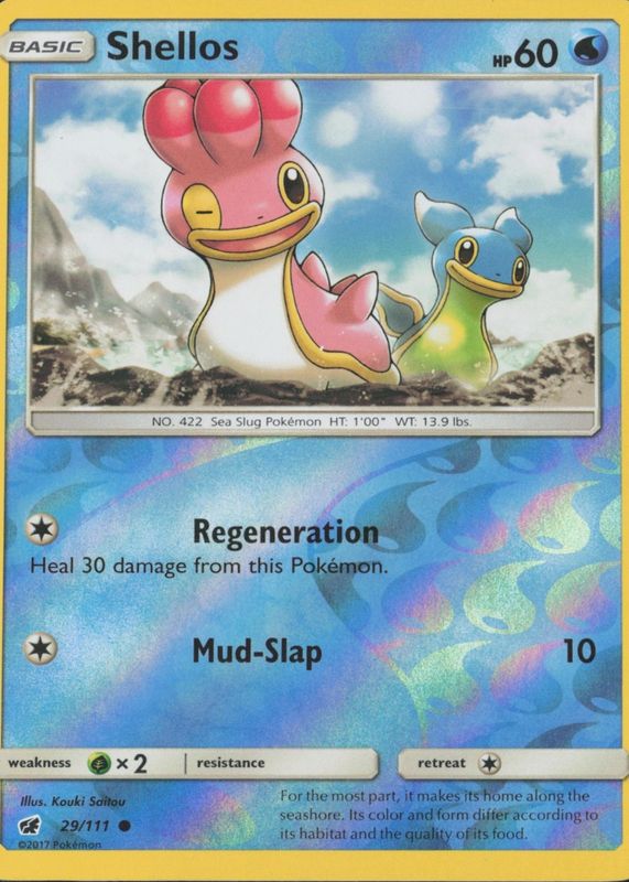 2017 Sun & Moon: Crimson Invasion #029/111 Reverse Holo