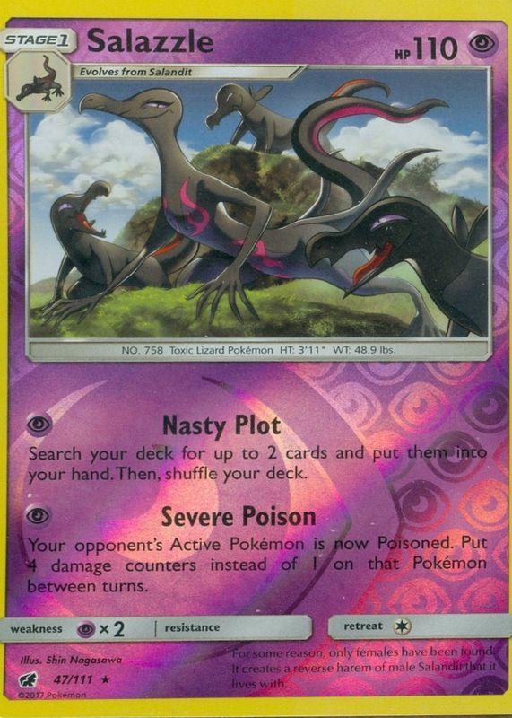 2017 Sun & Moon: Crimson Invasion #047/111 Reverse Holo