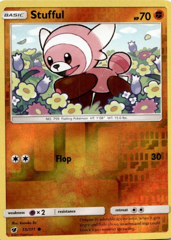2017 Sun & Moon: Crimson Invasion #055/111 Reverse Holo