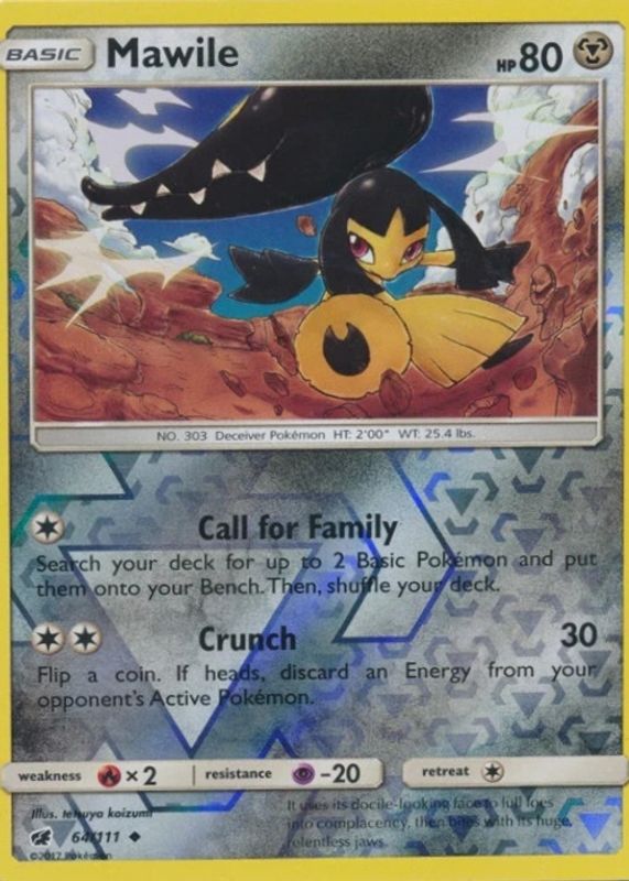 2017 Sun & Moon: Crimson Invasion #064/111 Reverse Holo