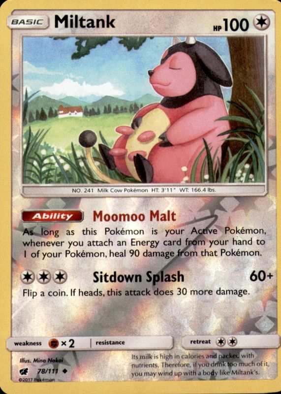 2017 Sun & Moon: Crimson Invasion #078/111 Reverse Holo