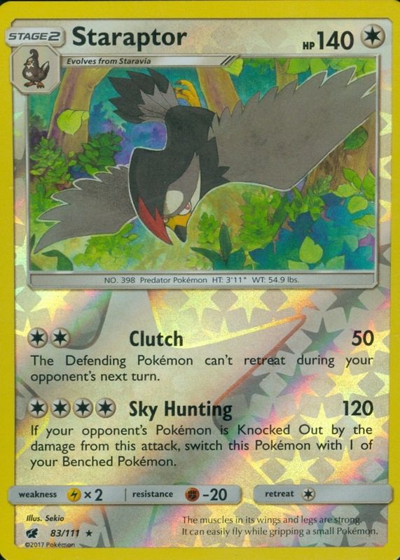 2017 Sun & Moon: Crimson Invasion #083/111 Reverse Holo