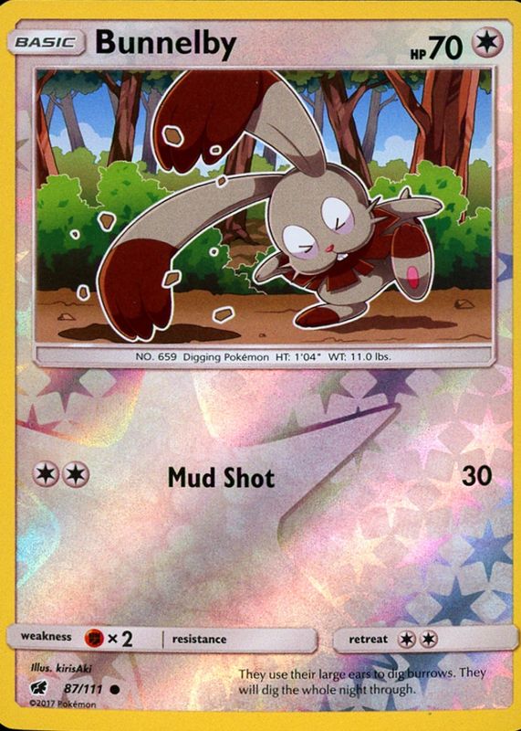 2017 Sun & Moon: Crimson Invasion #087/111 Reverse Holo