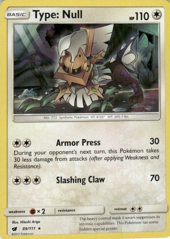 2017 Sun & Moon: Crimson Invasion #089/111 Holo