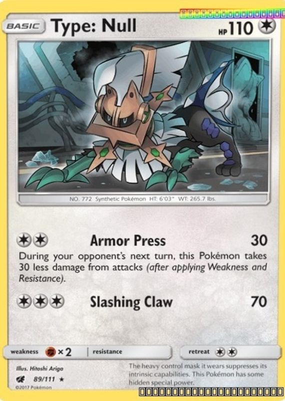 2017 Sun & Moon: Crimson Invasion #089/111 Reverse Holo