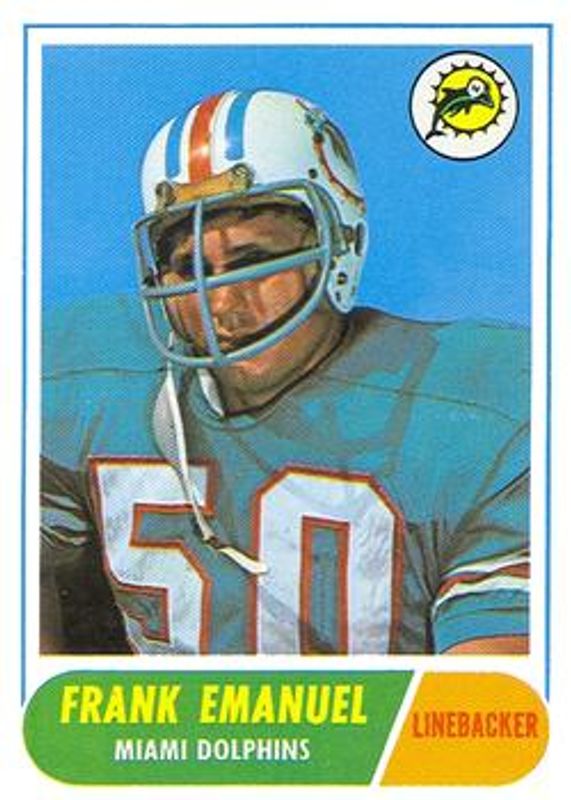 Frank Emanuel 1968 Topps #170 Base Rookie RAW