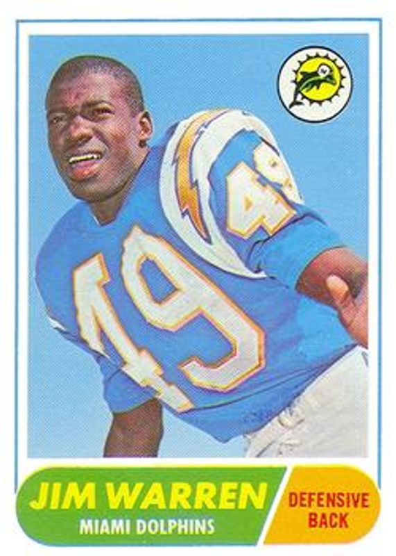 Jim Warren 1968 Topps #66 Base RAW