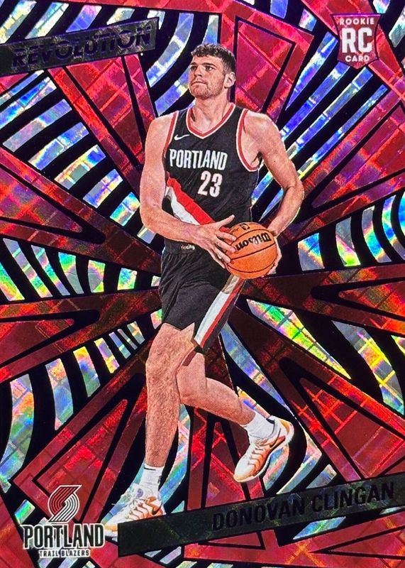 Donovan Clingan 2024 Revolution #108 Cosmic /99 Rookie RAW