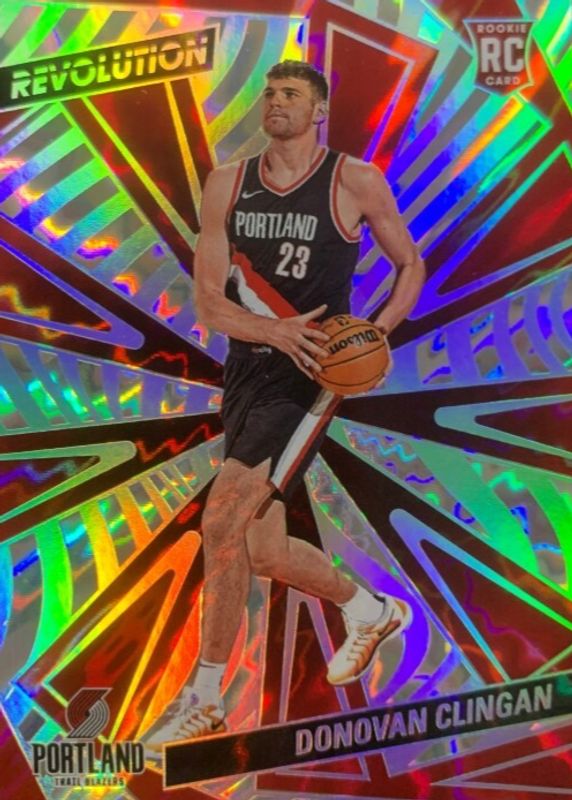 Donovan Clingan 2024 Revolution #108 Lightning /175 Rookie RAW