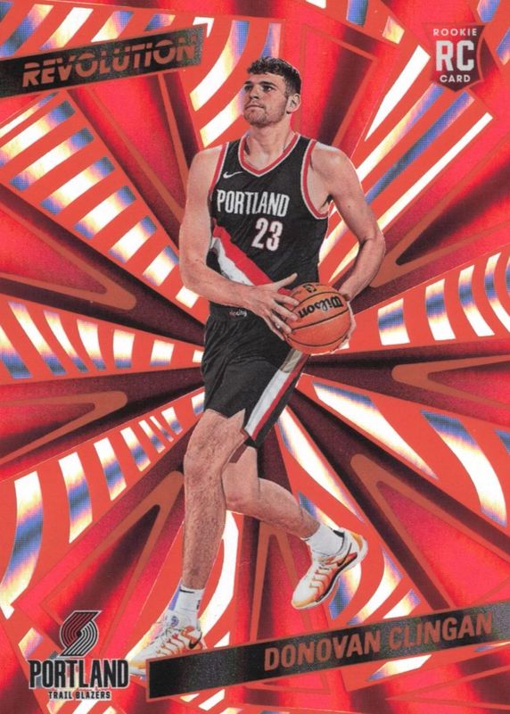 Donovan Clingan 2024 Revolution #108 Sunburst /75 Rookie RAW