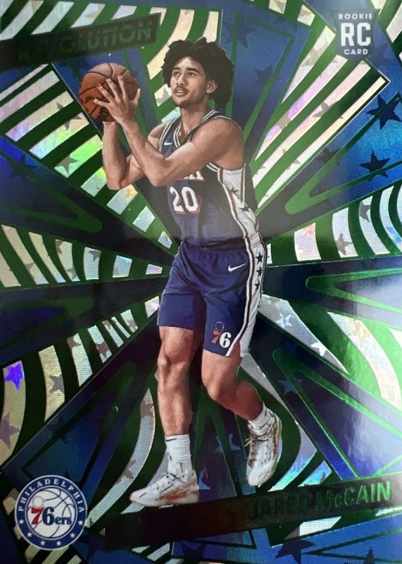 Jared McCain 2024 Revolution #124 Green Astro /125 Rookie RAW