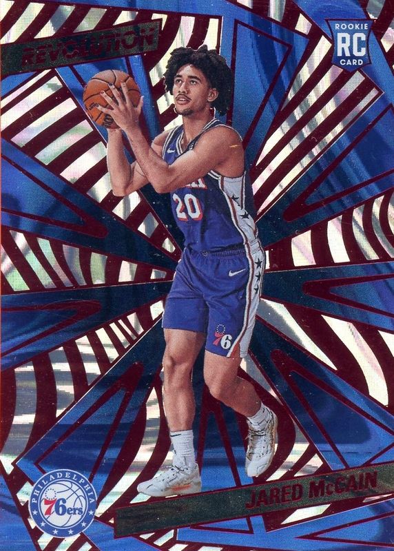 Jared McCain 2024 Revolution #124 Red Swirl Rookie RAW