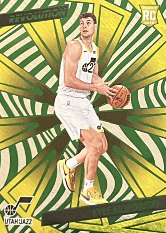 Kyle Filipowski 2024 Revolution #146 Green Storm /149 Rookie RAW