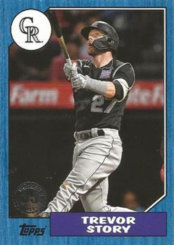 2022 Topps #T87-65 1987 Topps Baseball 35th Anniversary Series One - Blue