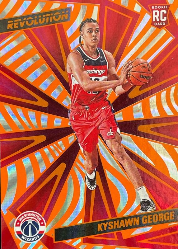 Kyshawn George 2024 Revolution #119 Sunburst /75 Rookie RAW