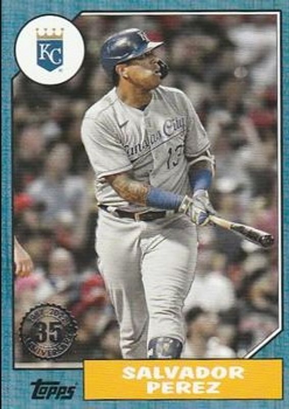 2022 Topps #T87-17 1987 Topps Baseball 35th Anniversary Series One - Blue