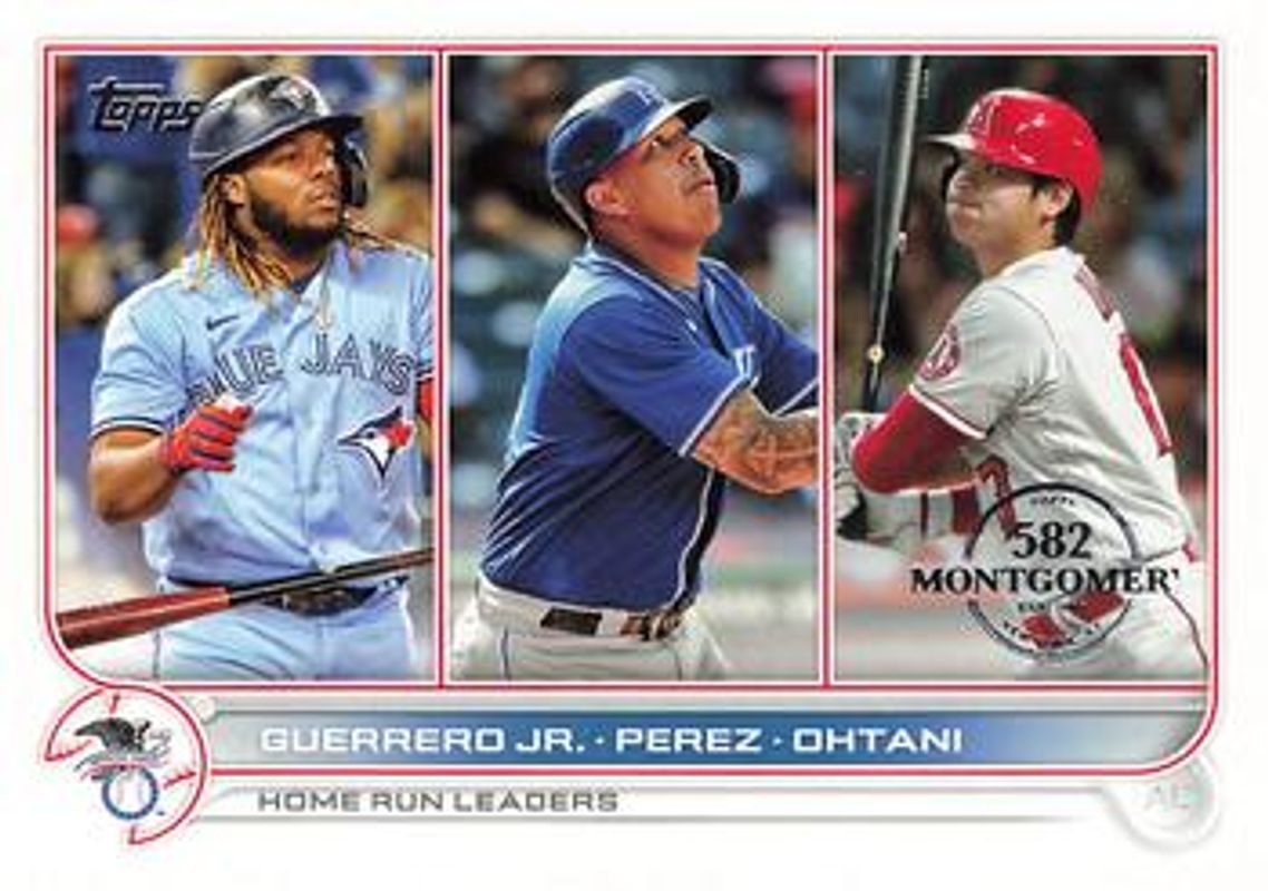 2022 Topps #48 League Leaders - 582 Montgomery