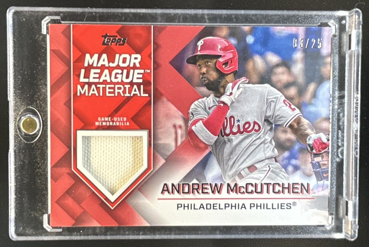 2022 Topps #MLM-AMC Major League Material Relics Series One - Red /25