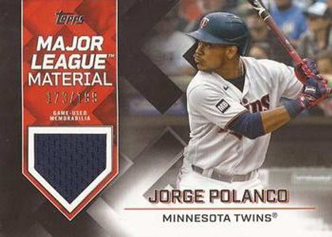 2022 Topps #MLM-JP Major League Material Relics Series Two - Black /199