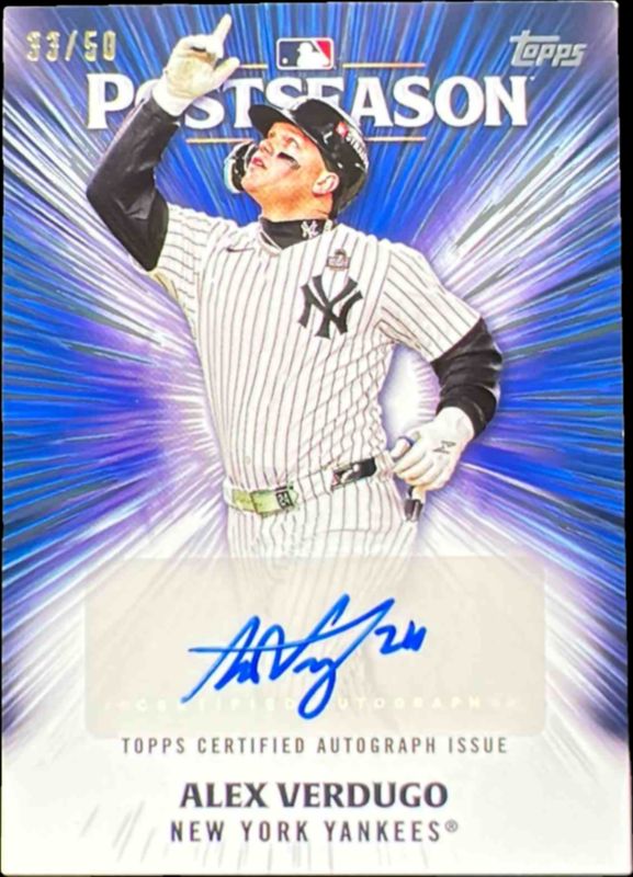 2022 Topps #PPA-AV Postseason Performance Autographs /50