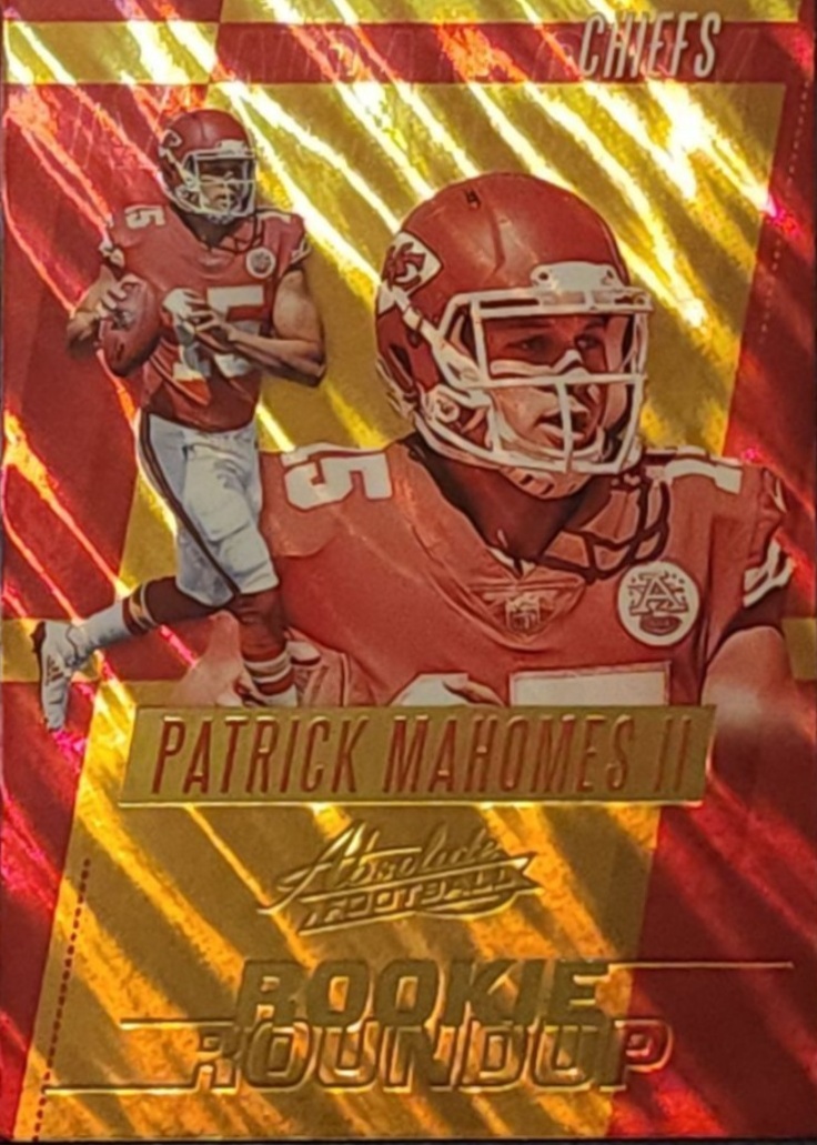 Patrick Mahomes II 2017 Absolute #20 Rookie Roundup Price Guide