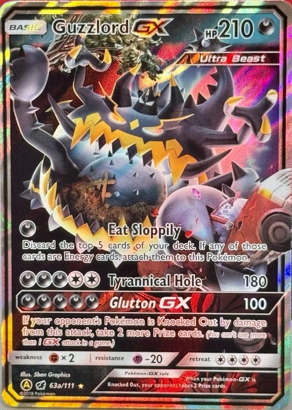 Guzzlord GX Pokemon Cards Price Guide - Sports Card Investor