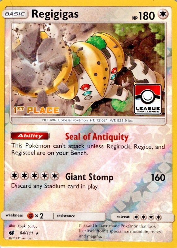 Regigigas Pokemon Cards Price Guide - Sports Card Investor
