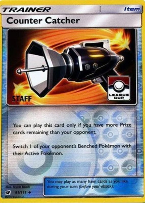 2017 Sun & Moon: Crimson Invasion #091/111 Promo (League Cup - STAFF)