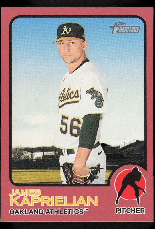 2022 Topps Heritage #296 Red Border