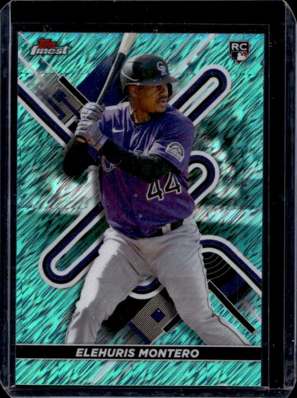 2022 Topps Finest #93 Aqua Shimmer Refractor /175