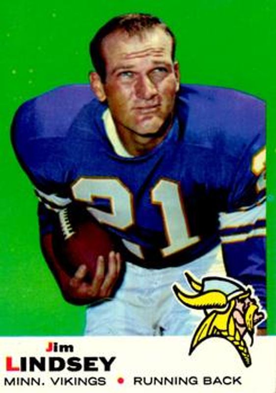 Jim Lindsey 1969 Topps #13 Base Rookie RAW
