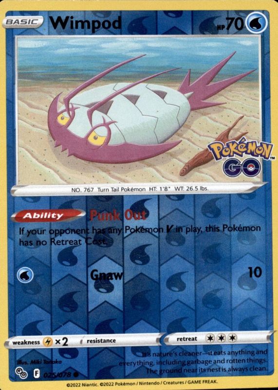 wimpod pokemon card Game Trading Card Kids Valentine – Just Add Confetti main image 0