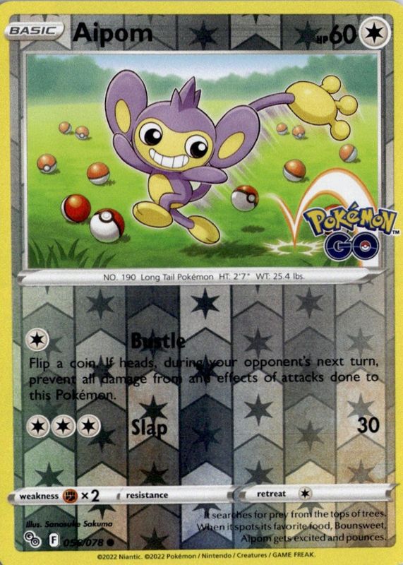 aipom pokemon card value Buy 144/196 Common | Lost Origin Pokmon Hit Points60 HP Stage Aipom (51) Majestic Dawn -