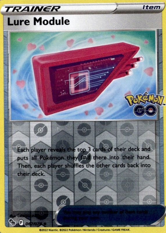 2022 Sword & Shield: Pokemon GO #67/78 Reverse Holo