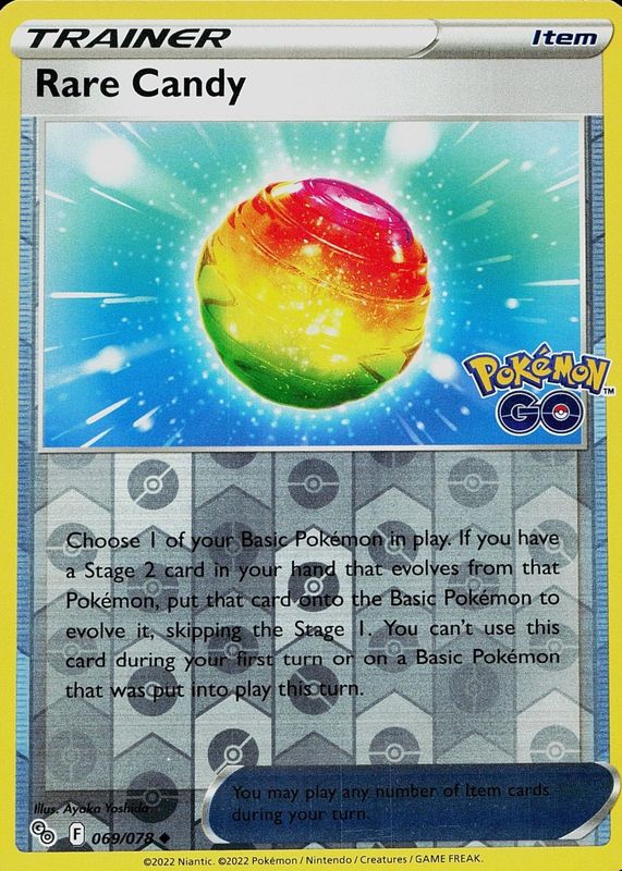 2022 Sword & Shield: Pokemon GO #69/78 Reverse Holo