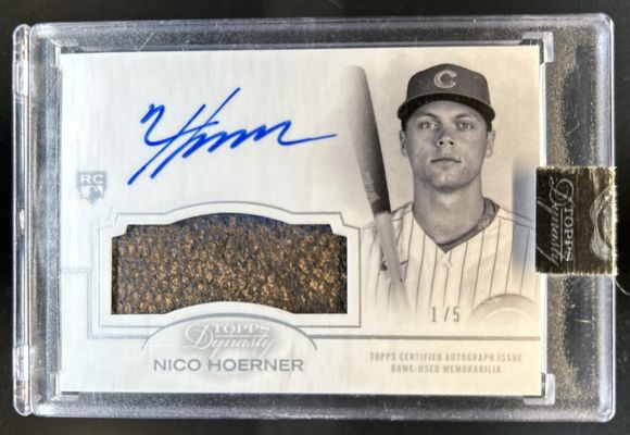 2020 Topps Dynasty #ABG-NH Autographed Batting Glove /5