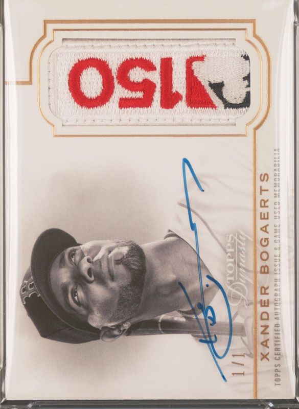Xander Bogaerts 2020 Topps Dynasty #DAP-XB7 Gold /1 RAW