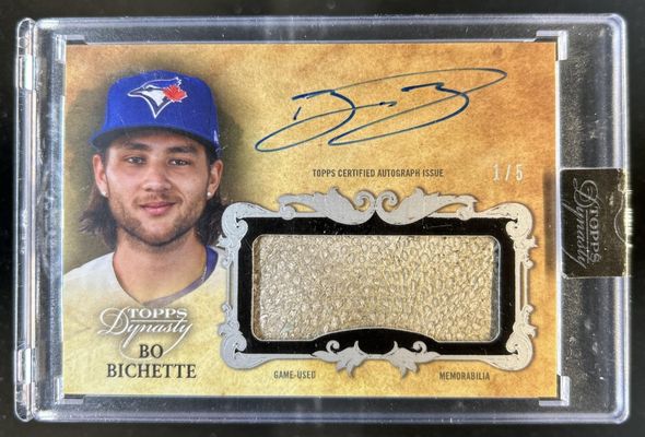 2021 Topps Dynasty #ABG-BB Autographed Batting Glove /5