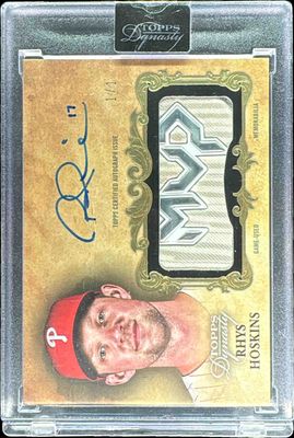 2021 Topps Dynasty #ABG-RH Autographed Batting Glove Jumbo Logo /1